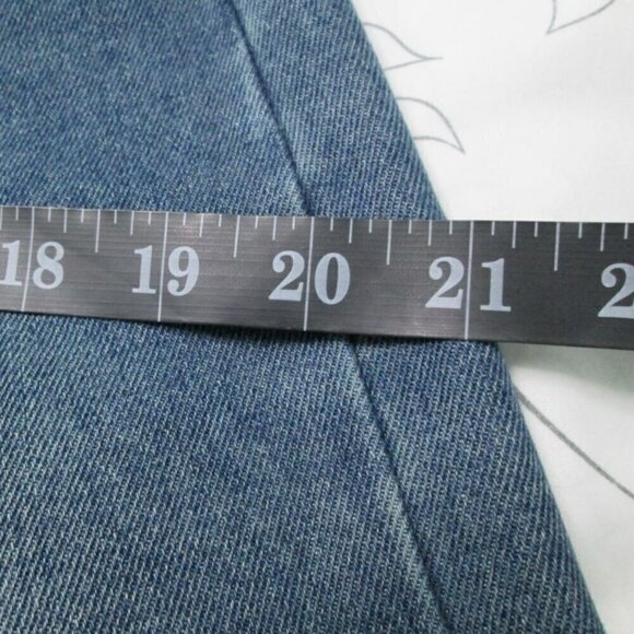 Three Button Baggy Wide Leg Boyfriend Jeans by Commense-Denim-XS-NWT - Picture 8 of 16